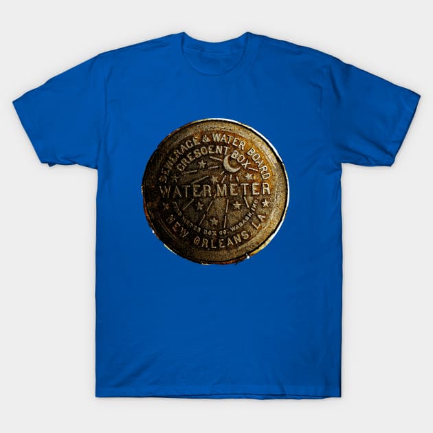 New Orleans Water Meter T-Shirt by SPINADELIC